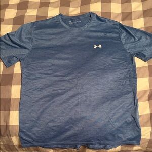 Under Armour Men's Heathered Blue Tee